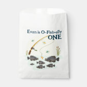 魚釣りワンキッズファースト誕生日クラッパイフィッシュ フェイバーバッグ (正面)