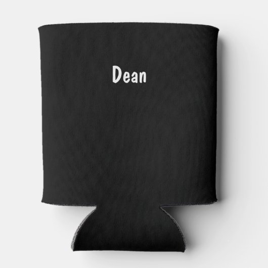 魚釣りワークおもしろいブラックカスタムクーラーボックス 缶クーラー (裏面)