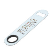 魚釣りワードボトルオープナー スピード栓抜き (正面アングル)