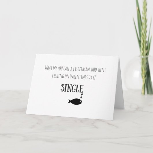 魚釣りヴァレンティーンズデイカード シーズンカード (正面)