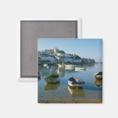 魚釣りヴィレッジオブフェラーグド,アルガルヴェ,ポルトガル マグネット (正面/裏面)