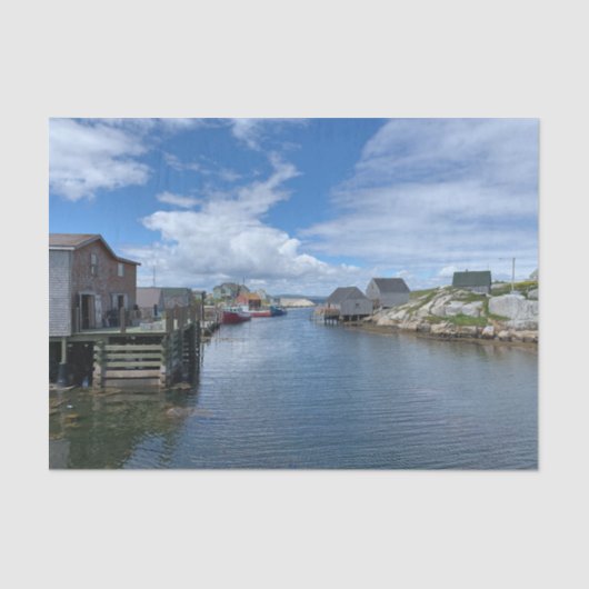 魚釣りヴィレッジペギーズコーブティッシュペーパー 薄葉紙 (正面)