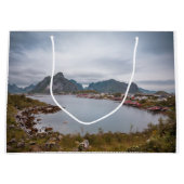 魚釣りヴィレッジロフォテン ラージペーパーバッグ (正面)