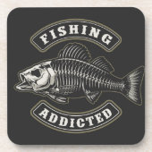 魚釣り中毒コースター | 魚のコルクコースターセット コースター (正面)