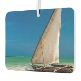 魚釣り伝統的ボートのビーチ カーエアーフレッシュナー