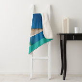 魚釣り伝統的ボートのビーチ シェルパブランケット (インサイチュ)