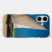 魚釣り伝統的ボートのビーチ Case-Mate iPhoneケース (裏面 (横))