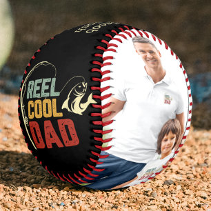 魚釣り写真父の日 野球ボール