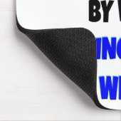 魚釣り凡例品質保証事務員 マウスパッド (コーナー)