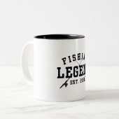 魚釣り凡例2021年制定 ツートーンマグカップ (正面左)