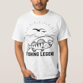 魚釣り凡例 Tシャツ