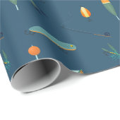 魚釣り包装紙 ラッピングペーパー (ロールコーナー)