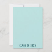 魚釣り卒業パーティーゴー魚釣り招待状 招待状 (裏面)