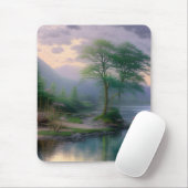 魚釣り図 マウスパッド (マウス)