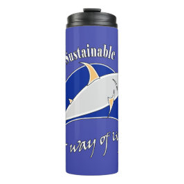 魚釣り地球に優しを生き方にする タンブラー