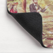 魚釣り場面 マウスパッド (コーナー)