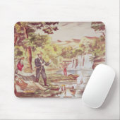 魚釣り場面 マウスパッド (マウス)