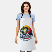 魚釣り大会 エプロン (着用した状態)