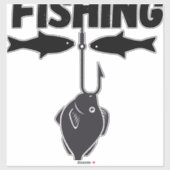 魚釣り大会 シール (シート)