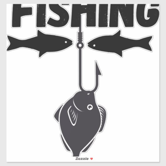 魚釣り大会 シール (シート)