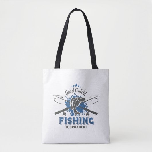 魚釣り大会,魚,漁師,湖,海,海 トートバッグ (正面)