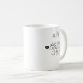 魚釣り女おもしろいの子は魚の引用文ギフトをキャッチ コーヒーマグカップ (正面右)