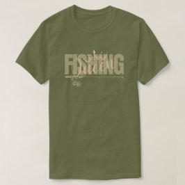 魚釣り女王 | 軍隊-バラ Tシャツ