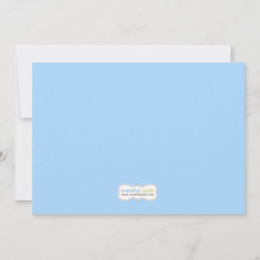 魚釣り子供の誕生日パーティの招待状 招待状 (裏面)