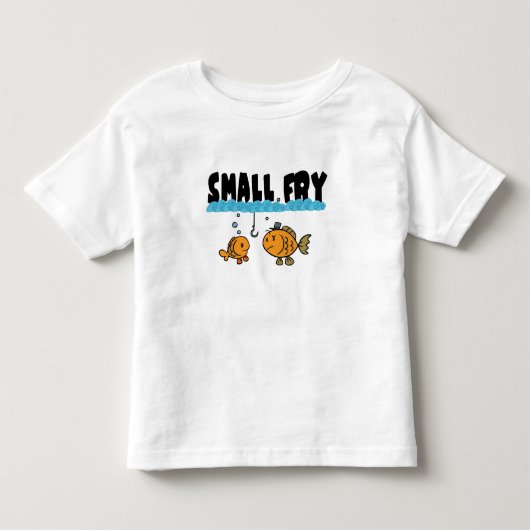 魚釣り小揚げ トドラーTシャツ (正面)