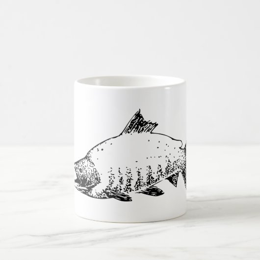 魚釣り店 コーヒーマグカップ (中央)