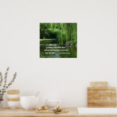 魚釣り引用文バイヘンリー・デイヴィッド・ソロー ポスター (キッチン)