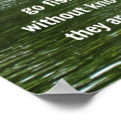 魚釣り引用文バイヘンリー・デイヴィッド・ソロー ポスター (角)