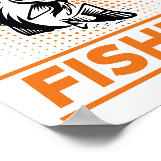 魚釣り引用文私はむしろ魚釣り男性の女性になる ポスター (角)