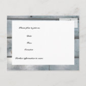 魚釣り愛好家ウッドセーブ日付 案内ポストカード (裏面)