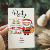 魚釣り愛好家クリスマスwithサンタクロース 招待状