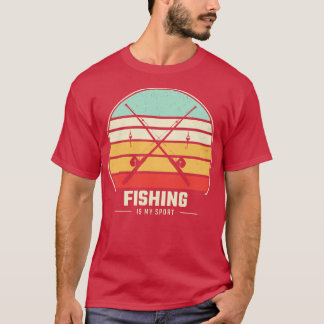 魚釣り愛好家 Tシャツ