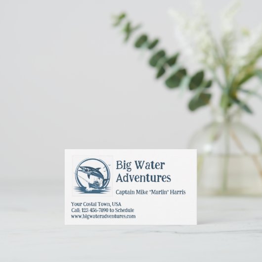 魚釣り憲章 名刺 (スタンド正面)