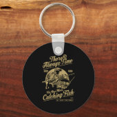 魚釣り捕獲魚 キーホルダー (正面)