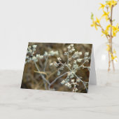 魚釣り旅行の雑草 カード (黄色い花)