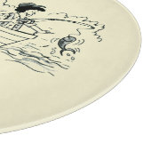 魚釣り旅行 カッティングボード (角)