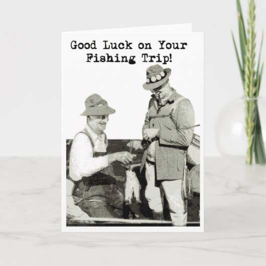 魚釣り旅行 カード (正面)