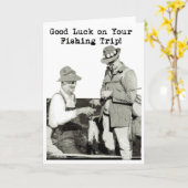 魚釣り旅行 カード (黄色い花)