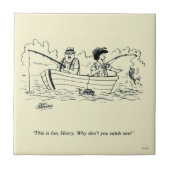 魚釣り旅行 タイル (正面)