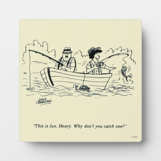 魚釣り旅行 フォトプラーク (正面)