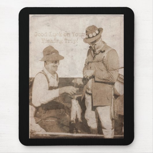 魚釣り旅行 マウスパッド (正面)