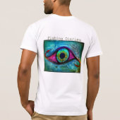 魚釣り日記-漁師の目 Tシャツ (裏面)