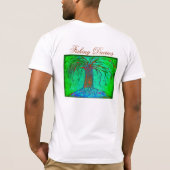 魚釣り日記-生命の樹 Tシャツ (裏面)