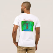 魚釣り日記-生命の樹 Tシャツ (裏面フル)