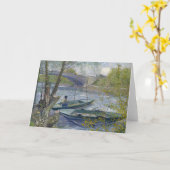 魚釣り春 | ビンセント・ヴァン・ゴッホ カード (黄色い花)