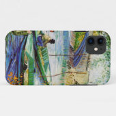 魚釣り春、ビンセント・ヴァン・ゴッホ。美しいフェス Case-Mate iPhoneケース (裏面(横))